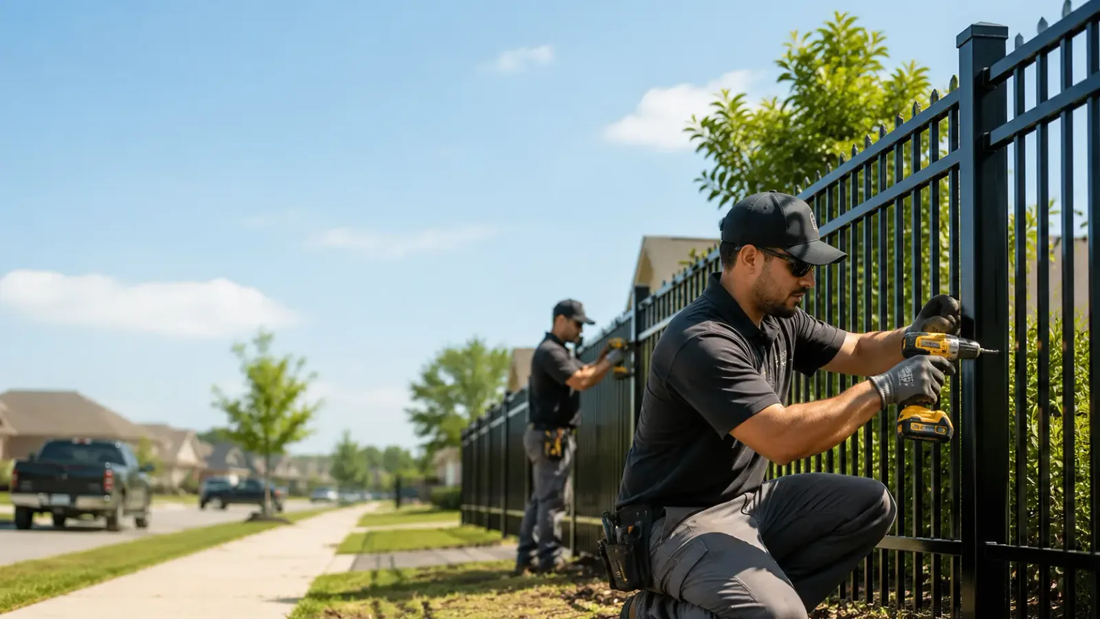 Metal Fence Installation in Vicksburg, MI